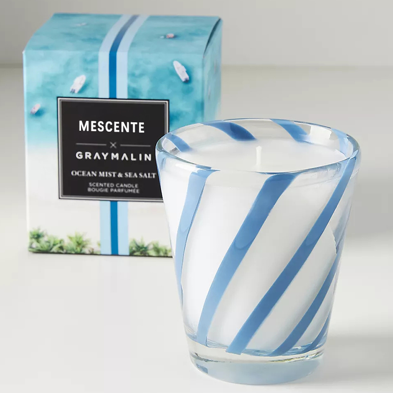 شمع های معطر عروسی لوگوی شخصی سازی شده با موم سویا سفید لوکس M&Scent