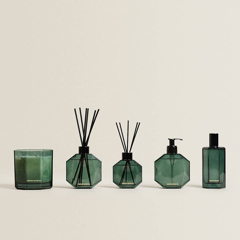شمع های معطر موم سویا طبیعی شیشه ای شیشه ای لیبل کارخانه کارخانه سفارشی M&Scent