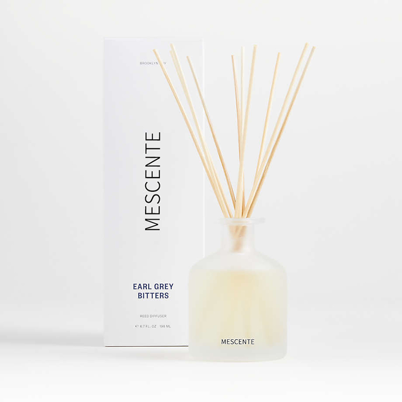ست هدیه پخش کننده عطر نی با رنگ بنفش برچسب خصوصی لوکس M&Scent با جعبه