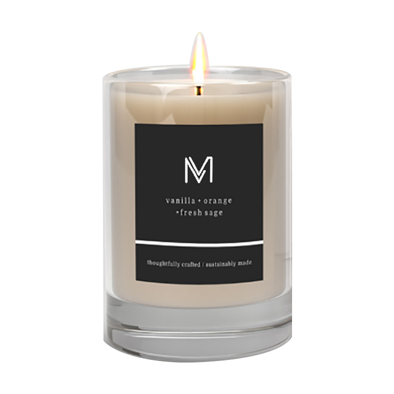 کارخانه عمده فروشی M&Scent به طور مستقیم شمع های معطر موم سویا با برچسب های ویژه لوکس با جعبه به صورت عمده