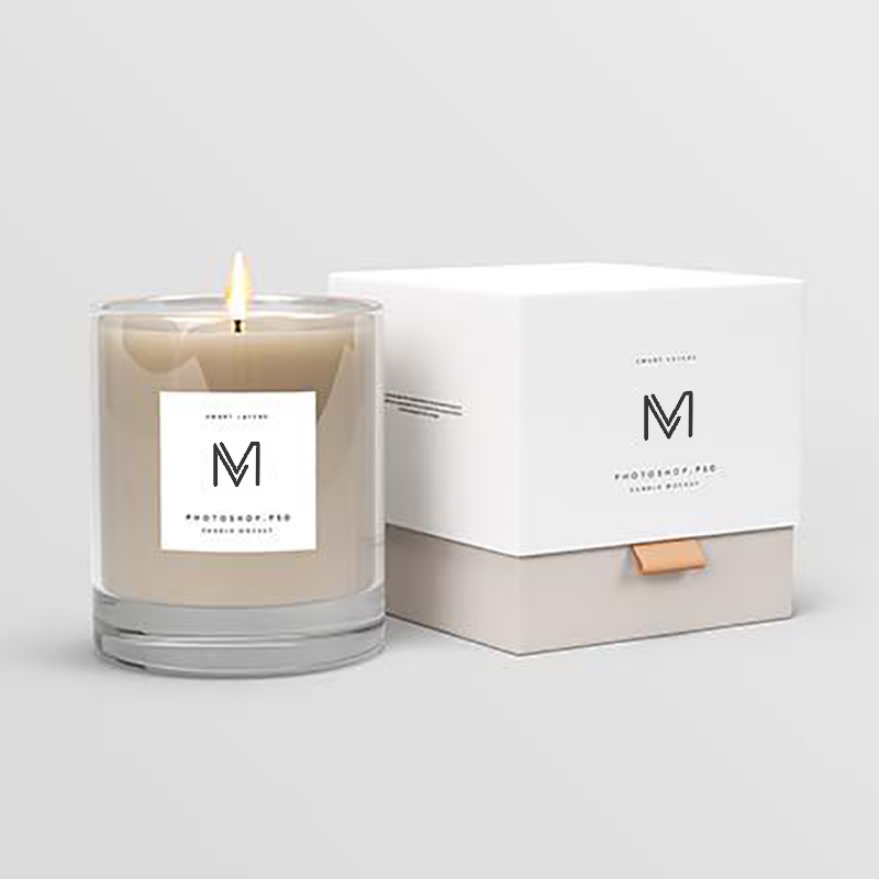 کارخانه عمده فروشی M&Scent به طور مستقیم شمع های معطر موم سویا با برچسب های ویژه لوکس با جعبه به صورت عمده