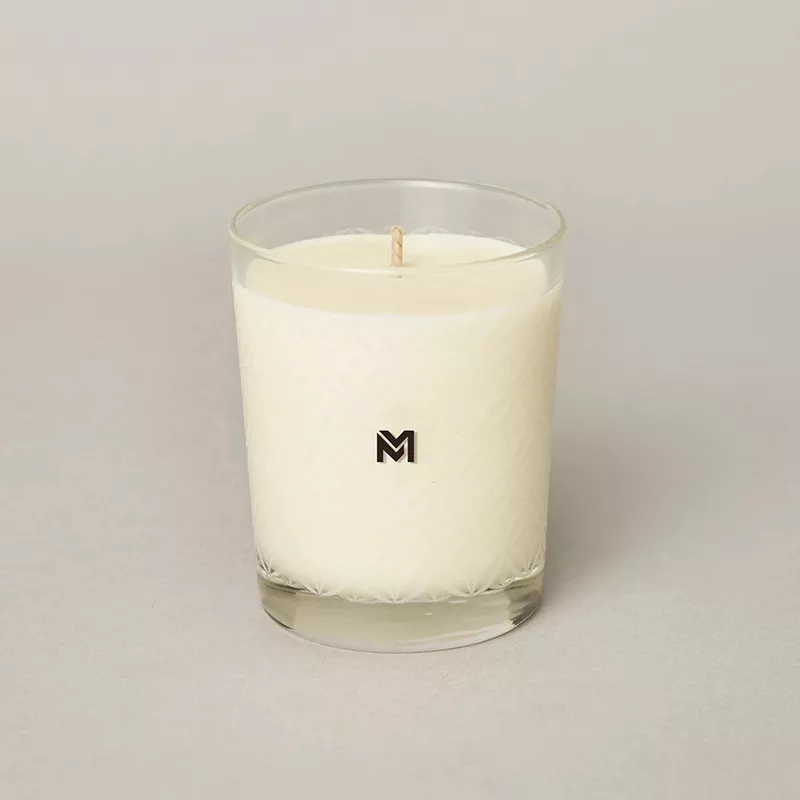 M&Scent عمده فروشی جدید لوکس لیبل خصوصی سفارشی کریسمس شیشه کریستال کرزن شمع سویا معطر با درب