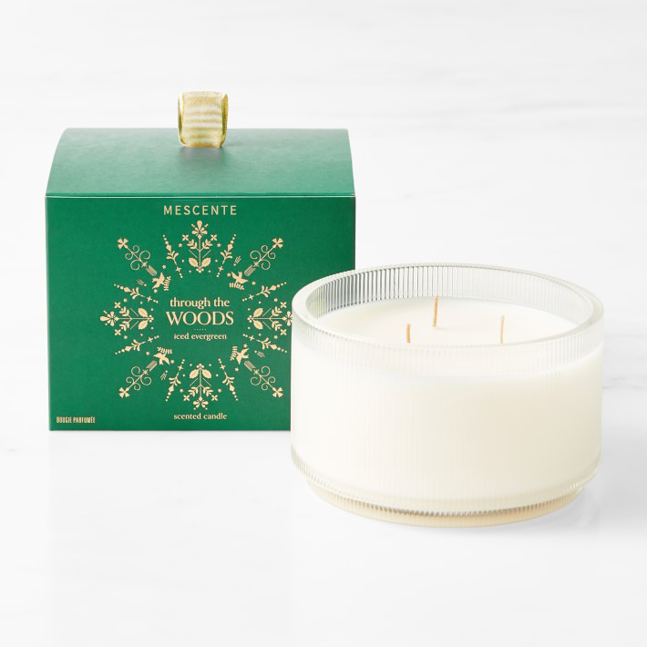 نشان‌واره سفارشی ساخت M&Scent شمع‌های سویا معطر شفافیت ارگانیک با برچسب ویژگی در ظرف شیشه‌ای