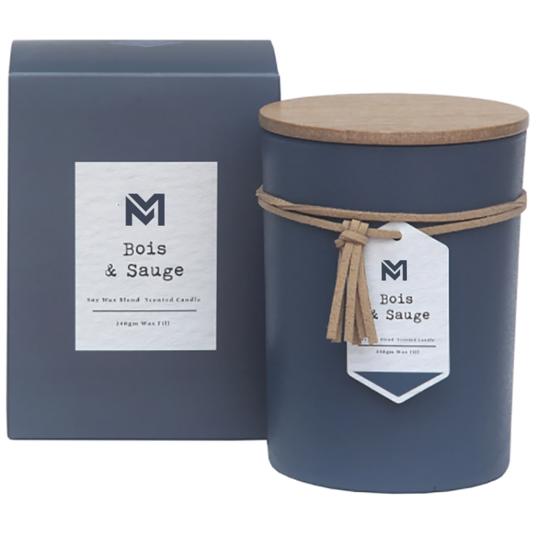 عطر و بوی M&S با لیبل خصوصی درب چوب آروماتراپی عطر شمع موم سویا ست هدیه در ظرف شیشه ای