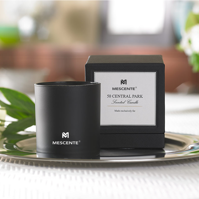عطر و بوی M&S عمده فروشی برچسب های خاص لوکس شمع های آروماتراپی مردانه کروم 22 اونس با کریستال های داخل