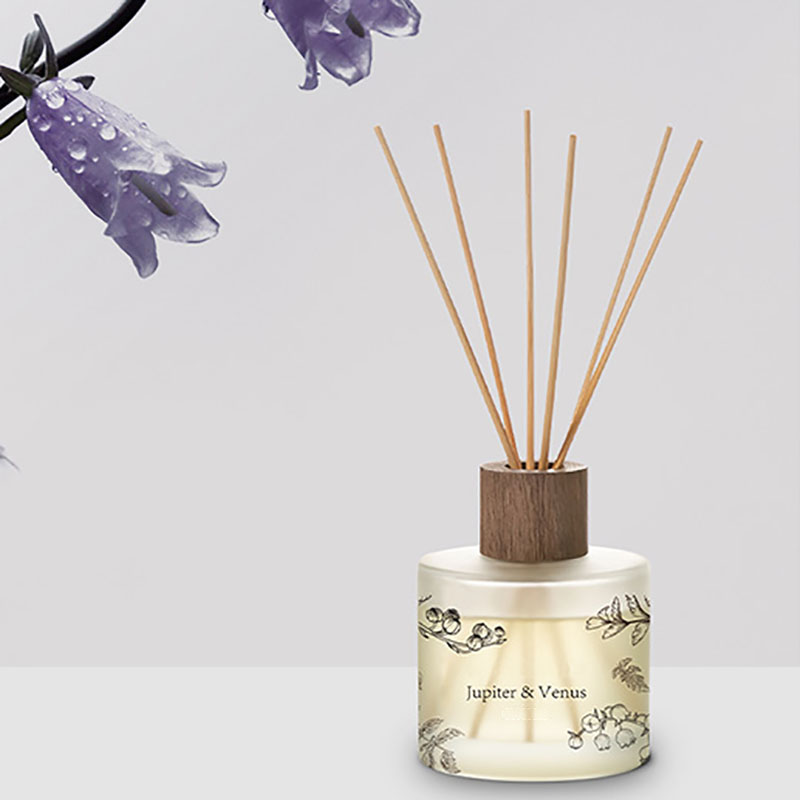 M&Scent عمده فروشی لوکس سفارشی تزئینی شیشه کهربایی بدون پخش کننده گل شفاف به فرد