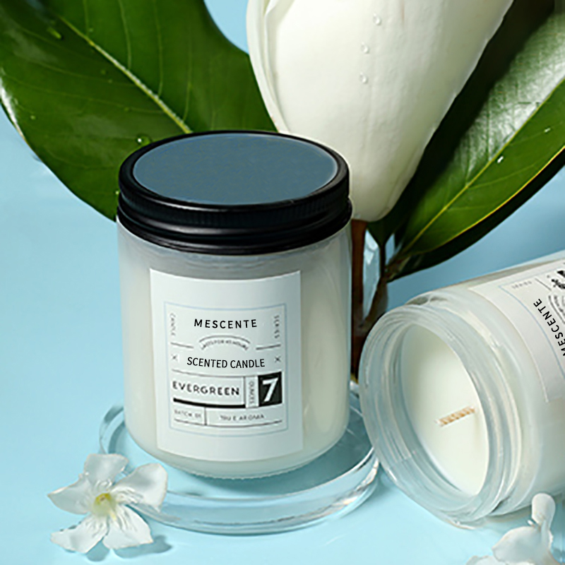 شمع های موم سویا معطر لوکس با برچسب خصوصی سفارشی M&Scent با درب