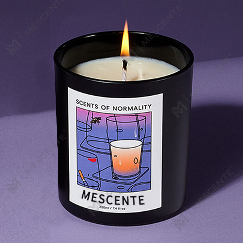 M&Scent عمده فروشی لوکس لیبل شخصی سفارشی دست ساز کریستال کریستال شمع های موم سویا