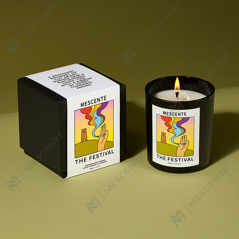 M&Scent عمده فروشی لوکس لیبل شخصی سفارشی دست ساز کریستال کریستال شمع های موم سویا