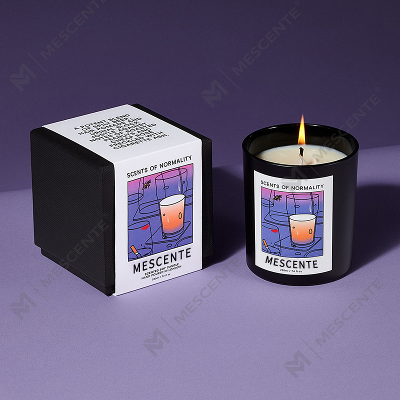 M&Scent عمده فروشی لوکس لیبل شخصی سفارشی دست ساز کریستال کریستال شمع های موم سویا