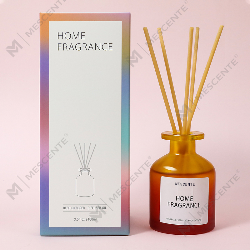 عمده فروشی منحصر به فرد بطری شیشه ای عطر گل های پر کننده روغن نی با جعبه های بسته بندی ست هدیه