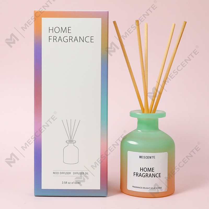 عمده فروشی منحصر به فرد بطری شیشه ای عطر گل های پر کننده روغن نی با جعبه های بسته بندی ست هدیه