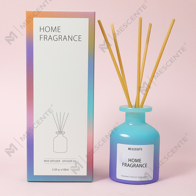 عمده فروشی منحصر به فرد بطری شیشه ای عطر گل های پر کننده روغن نی با جعبه های بسته بندی ست هدیه