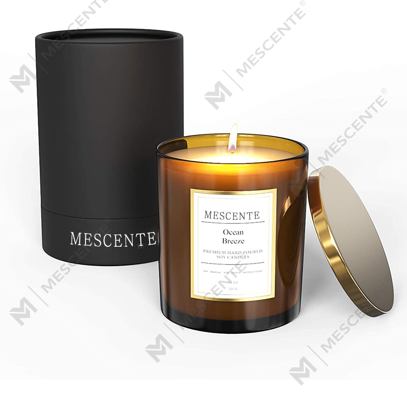 خرید عمده فروشی M&Scent ست کادویی شمع های موم سویا معطر با برچسب خصوصی لوکس سفارشی