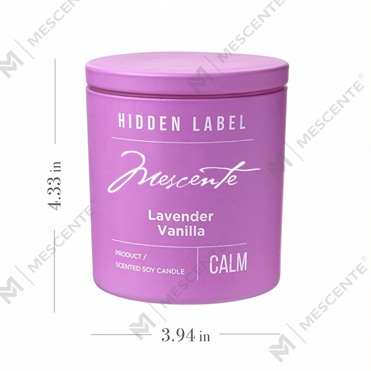 M&Scent عمده فروشی لوکس لیبل خصوصی شمع های موم سویا با کریستال کوزه های مشکی