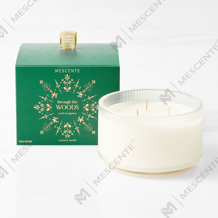 نشان‌واره سفارشی ساخت M&Scent شمع‌های سویا معطر خانگی شفافیت ارگانیک با برچسب خصوصی در ظرف شیشه‌ای