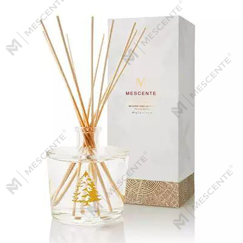 ست های هدیه پخش کننده آروما رید الیافی گرد چوبی بطری شیشه ای لوکس M&Scent