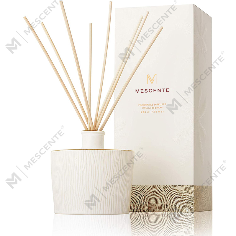 ست های هدیه پخش کننده آروما رید الیافی گرد چوبی بطری شیشه ای لوکس M&Scent