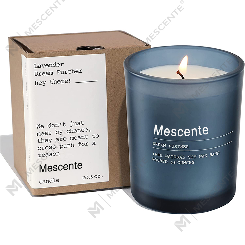 تزیین عروسی سفارشی M&Scent شمع های معطر یاس و یلانگ یلانگ با برچسب به صورت عمده