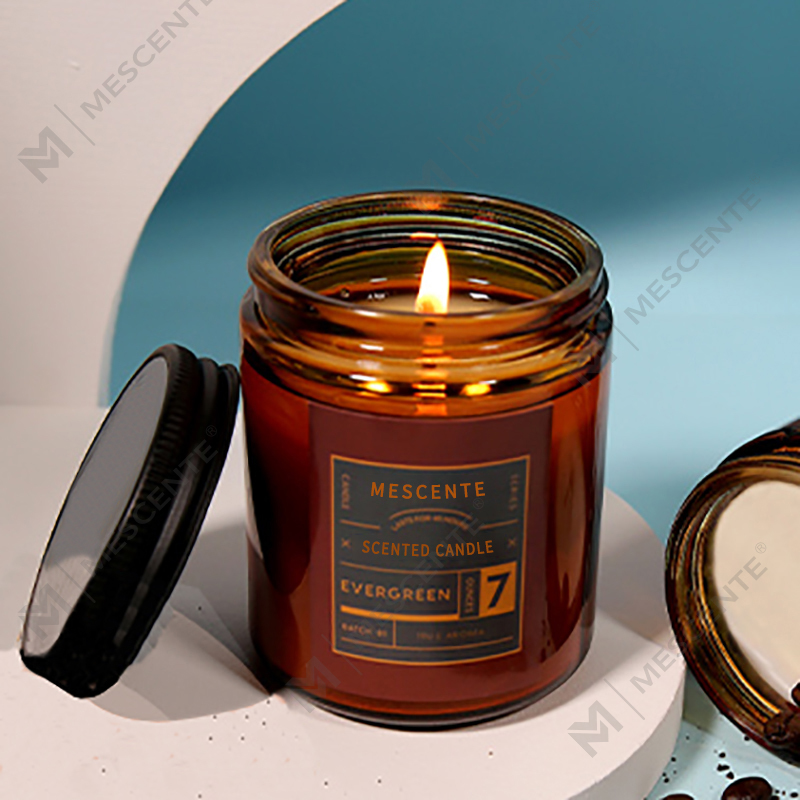 شمع های موم سویا معطر لوکس با برچسب خصوصی سفارشی M&Scent با درب