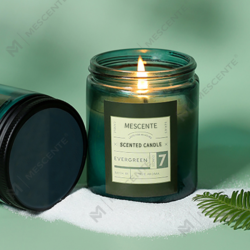 شمع های موم سویا معطر لوکس با برچسب خصوصی سفارشی M&Scent با درب