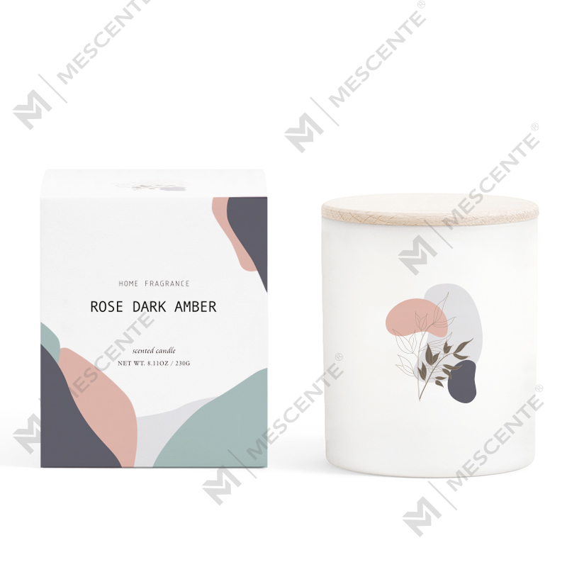 M&Scent عمده فروشی لوکس دست ساز برچسب خصوصی شمع نخل پارافین واکس