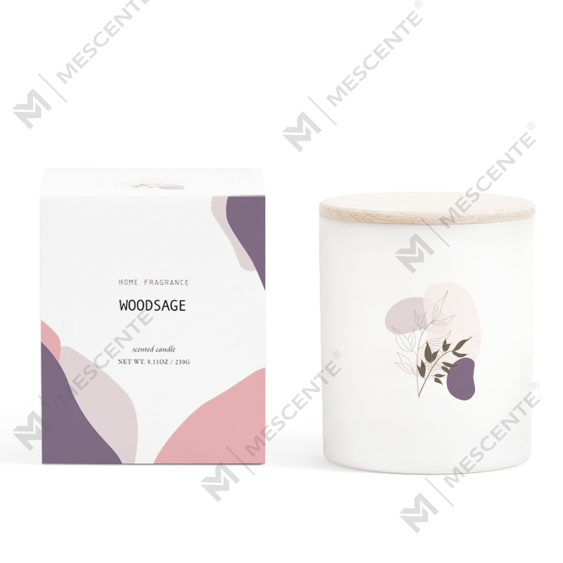 M&Scent عمده فروشی لوکس دست ساز برچسب خصوصی شمع نخل پارافین واکس