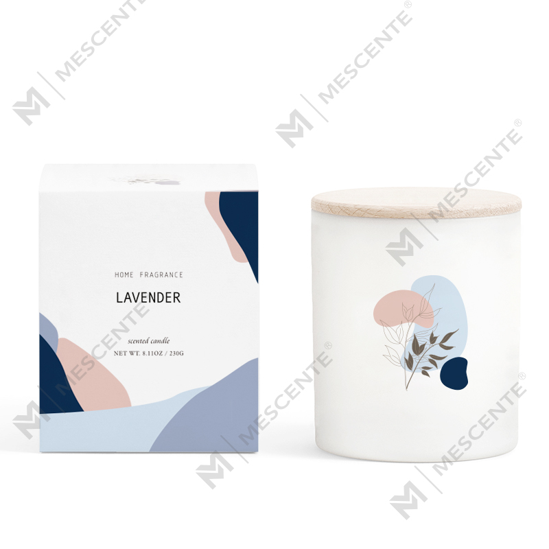 M&Scent عمده فروشی لوکس دست ساز برچسب خصوصی شمع نخل پارافین واکس