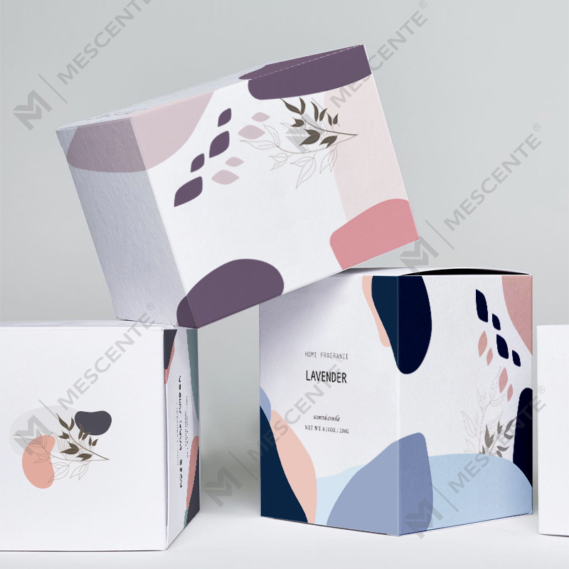 M&Scent عمده فروشی لوکس دست ساز برچسب خصوصی شمع نخل پارافین واکس