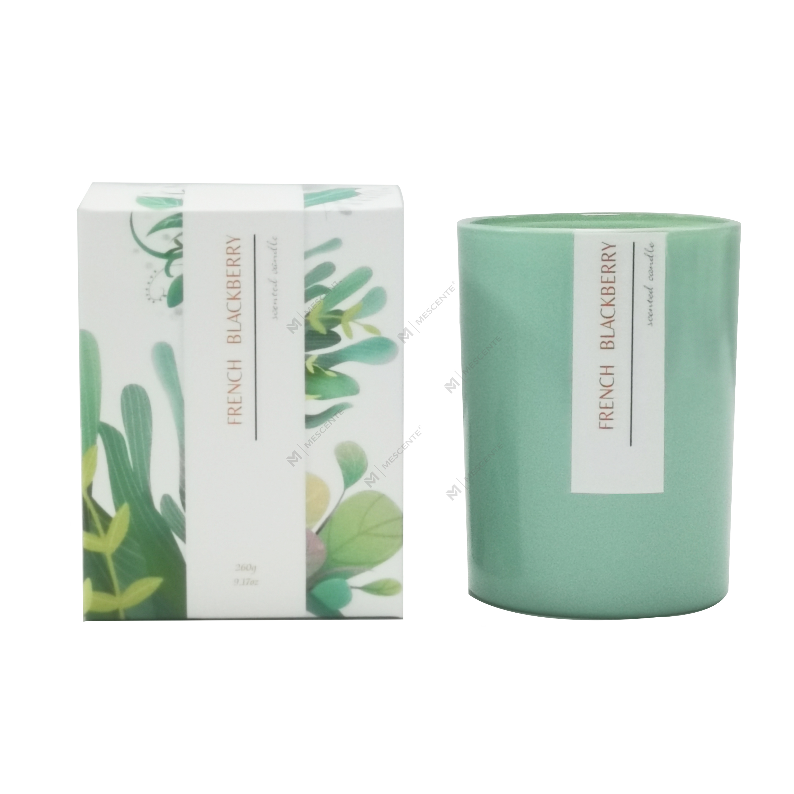 شمع نارگیل گرم کن برچسب خصوصی سفارشی M&Scent شمع معطر نخل با نشان‌واره