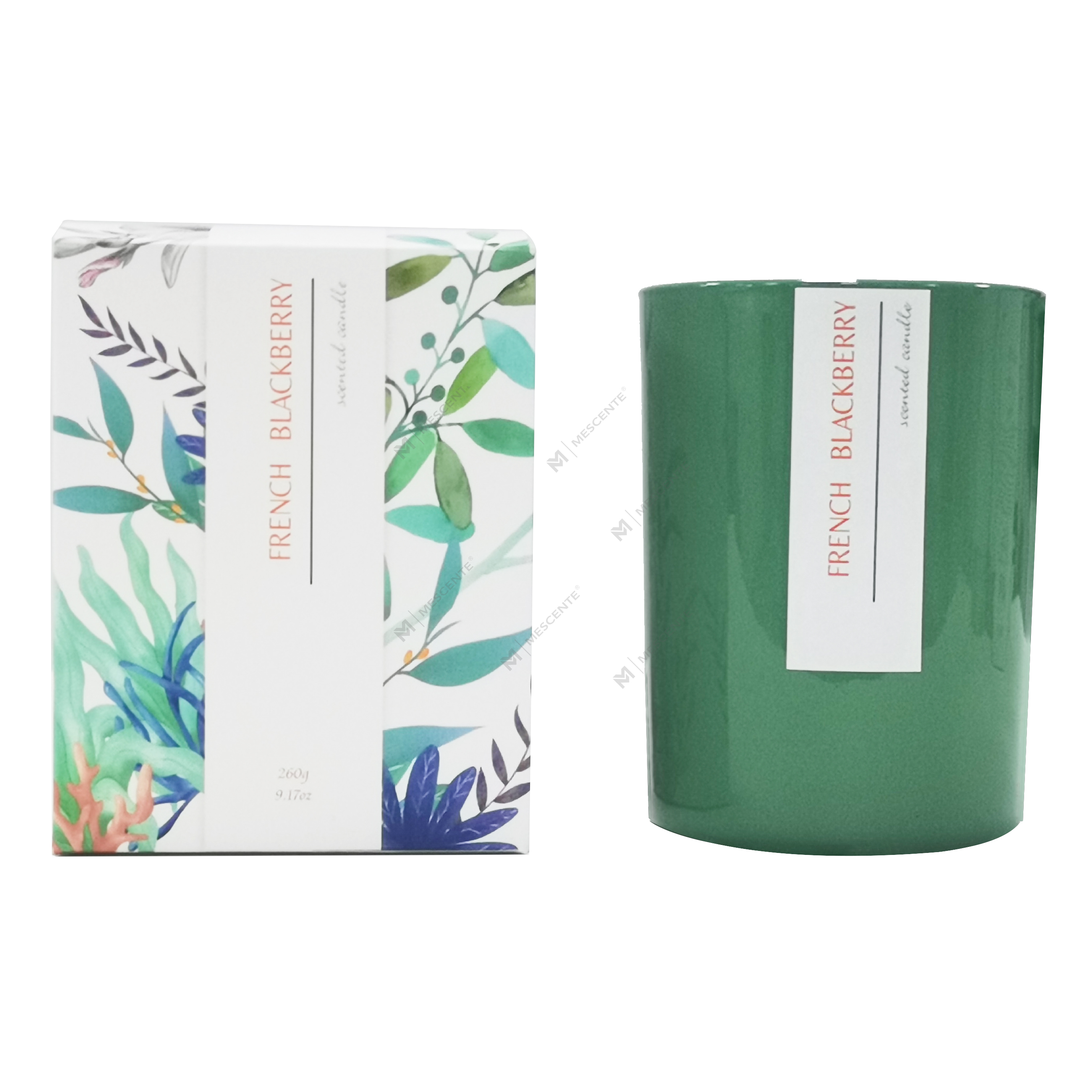 شمع نارگیل گرم کن برچسب خصوصی سفارشی M&Scent شمع معطر نخل با نشان‌واره