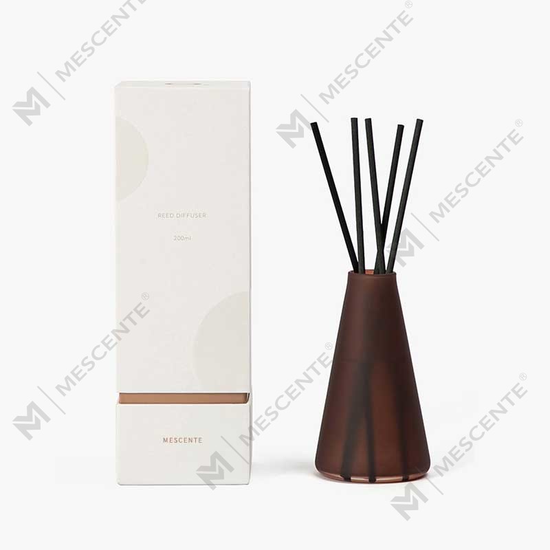 بسته بندی بسته بندی جعبه های لوکس OEM 200 میلی لیتری چوب خیزران خانه عطر عطر نی دیفیوزر ست هدیه