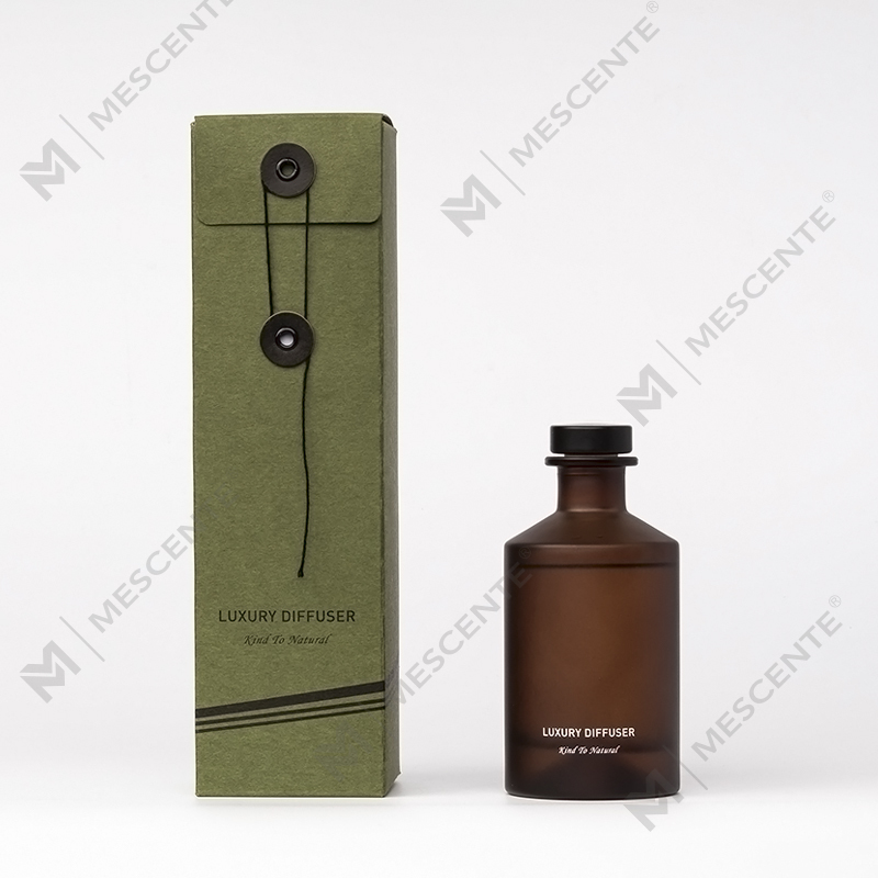 پخش کننده رید اسانس خانگی بطری شیشه ای مات لوکس سفارشی M&Scent
