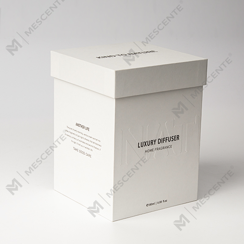 M&Scent بطری بزرگ مربعی بزرگ رایحه‌ی مایع راتن‌درمانی عطر پخش‌کننده نی با درب