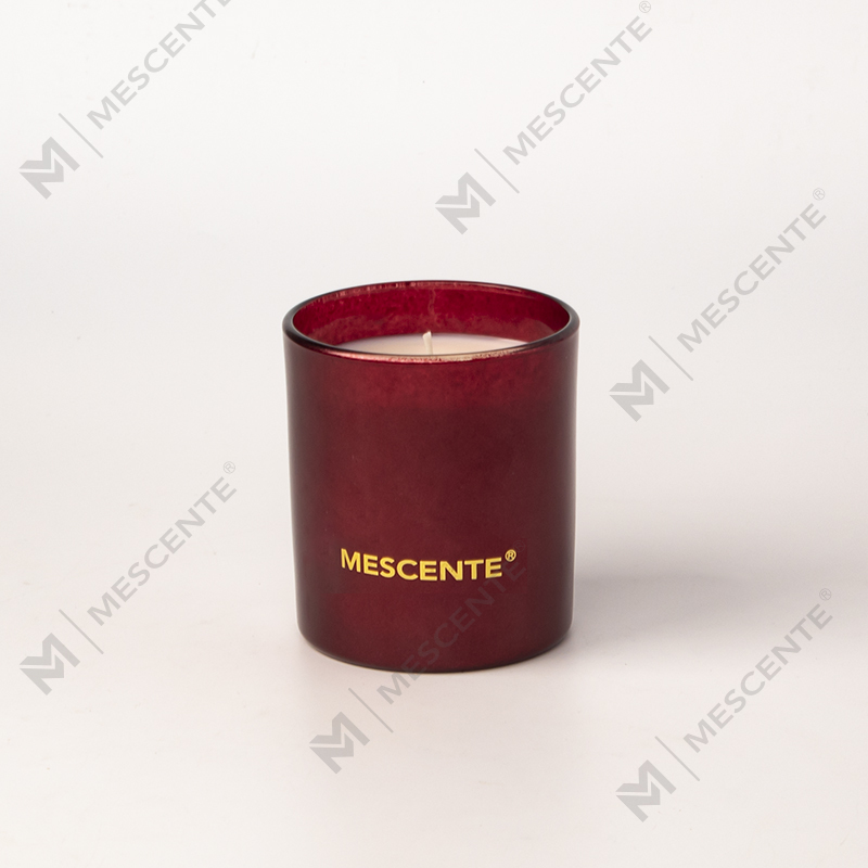 M&Scent Private Label کریسمس شیشه شمع مشکی رایحه درمانی شمع های معطر
