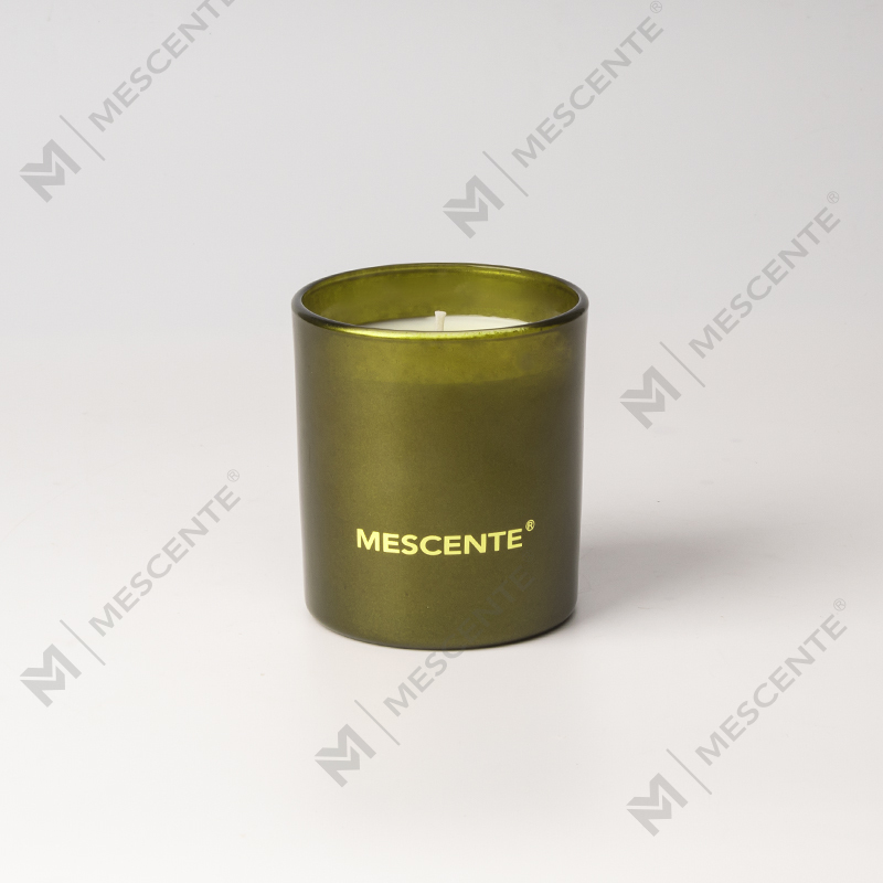 M&Scent Private Label کریسمس شیشه شمع مشکی رایحه درمانی شمع های معطر