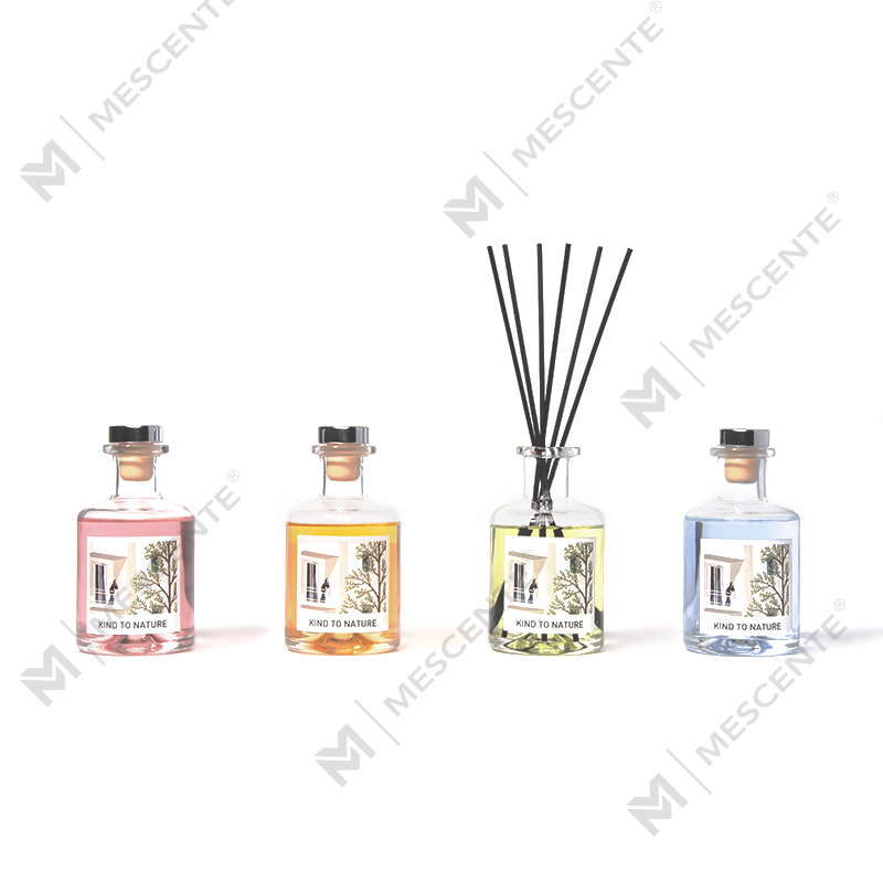پخش کننده نی بطری بزرگ تزئینی لوکس M&Scent با ست هدیه گل خشک