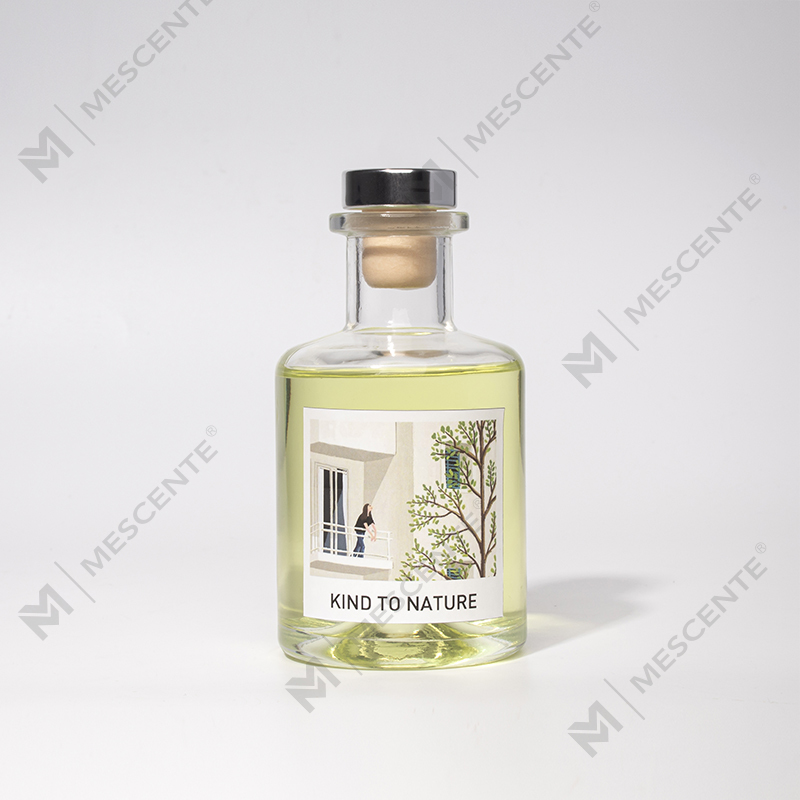 پخش کننده نی بطری بزرگ تزئینی لوکس M&Scent با ست هدیه گل خشک