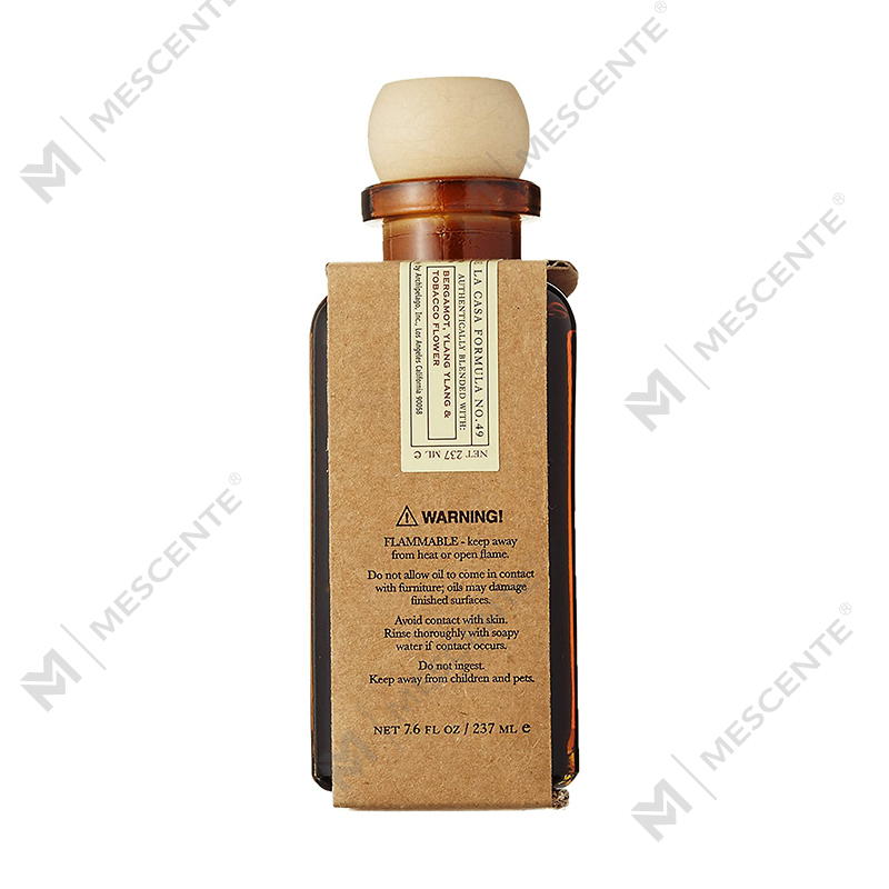 پخش کننده نی مایع لیبل لیبل خصوصی گل رزگلد بطری بزرگ سفارشی M&Scent با جعبه هدیه