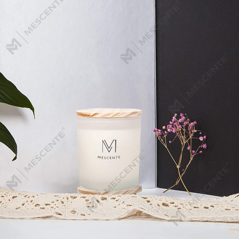 مجموعه هدایایی شمع های معطر سویا با لیبل شخصی شخصی سازی شده ام اند اسنت برای دکور پاییزی