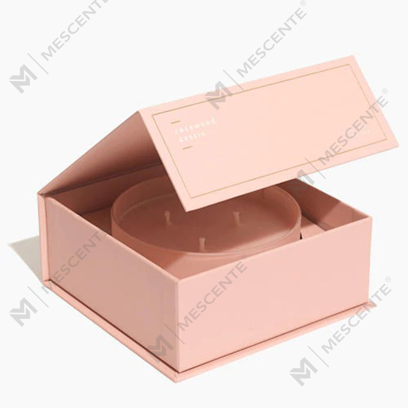 شمع های معطر 3 فیتیله ای لوکس با درب چوبی M&S cent