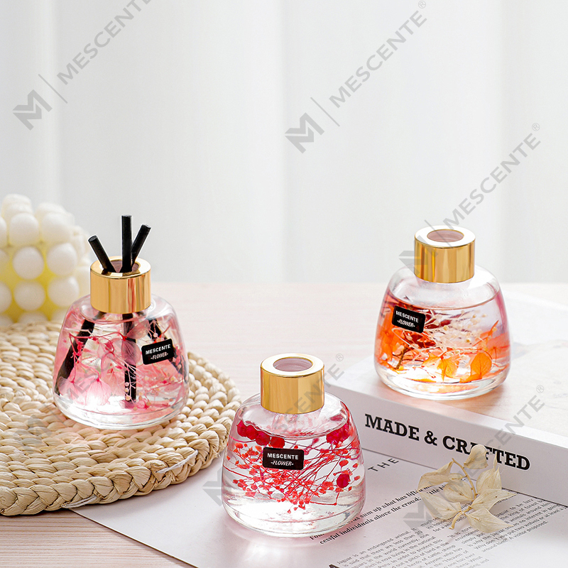 عطر گل مینی بطری سفید عطر روغن نی پخش کننده عطر، ست هدیه پخش کننده نی تایلند