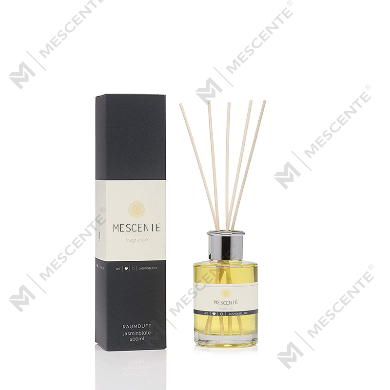 پخش کننده نی مایع لیبل لیبل اختصاصی گل بطری بزرگ سفارشی M&Scent با جعبه هدیه