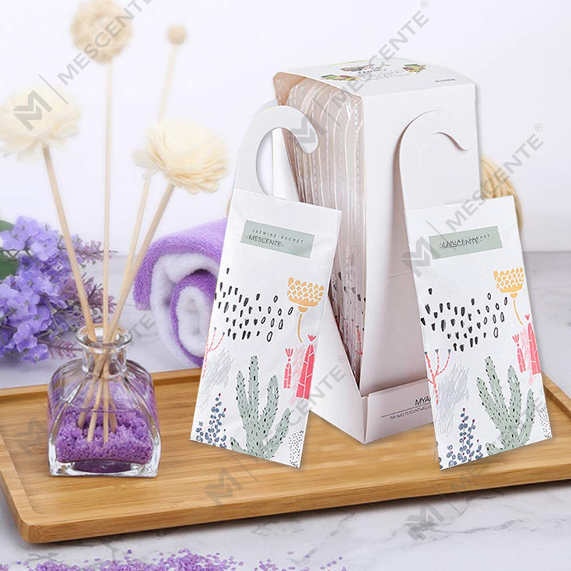 طرح جدید M&Scent سفارشی کردن آویزان کیسه های معطر، کیسه های معطر کمد لباس