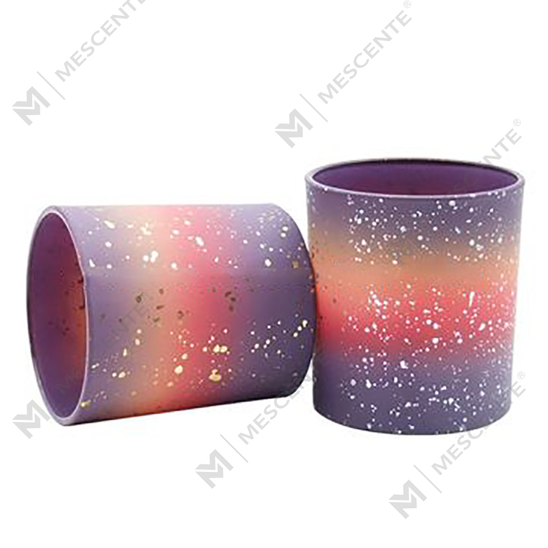 M&Scent عمده فروشی شیشه شمع مات خالی سفارشی برای شمع سازی با درب