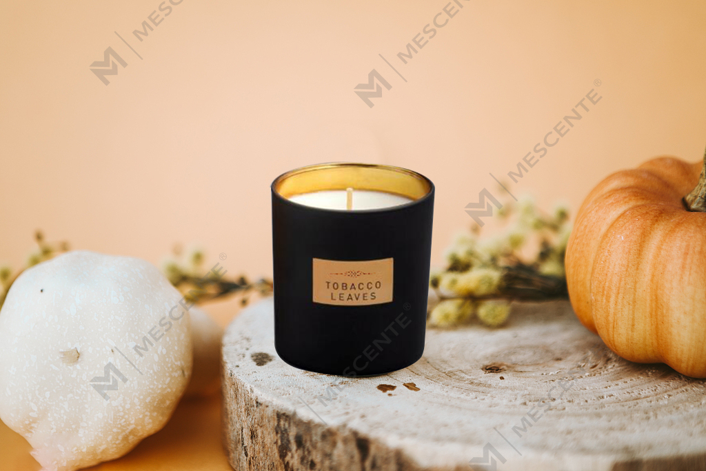 شمع سویا معطر شیشه ای آینه ای با ظرفیت 540 گرم