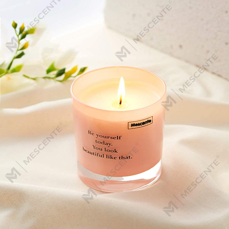 M&Scent عمده فروشی لیبل خصوصی شیشه های لوکس شمع های موم سویا