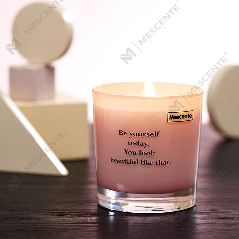M&Scent عمده فروشی لیبل خصوصی شیشه های لوکس شمع های موم سویا