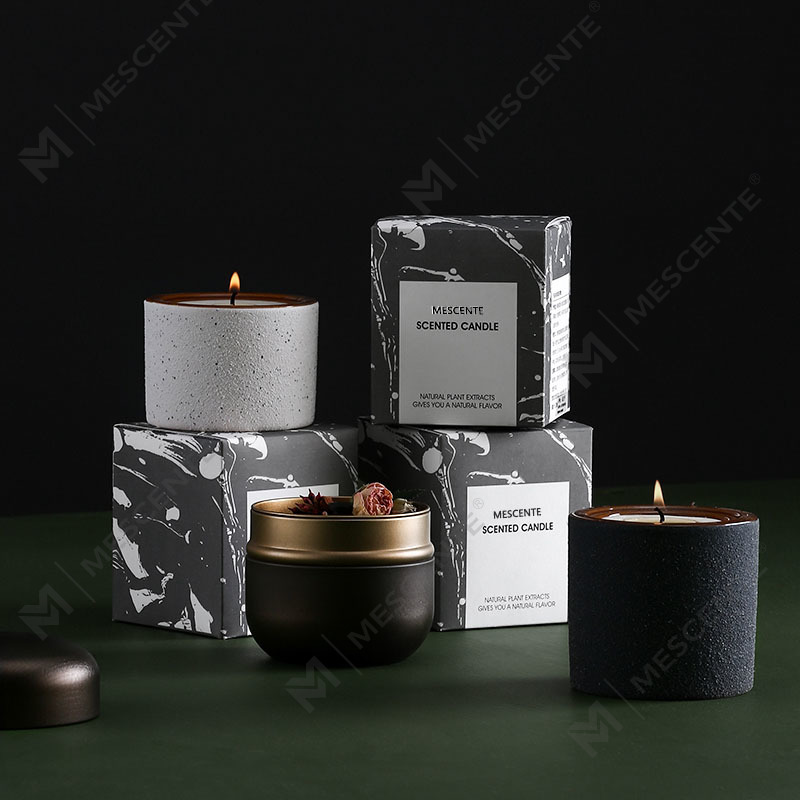 شمع موم سویا معطر وودویک با برچسب خصوصی تزئینی سفارشی M&Scent
