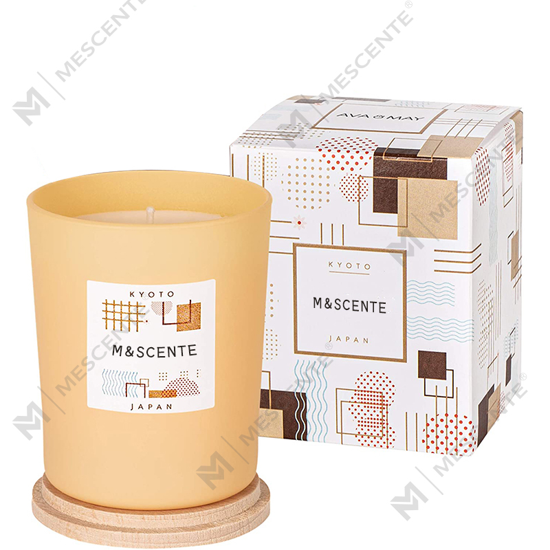 برچسب خصوصی سفارشی M&Scent شمع های شیک موم سویا معطر رنگی ساخته است